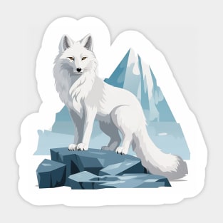 Arctic Fox Sticker